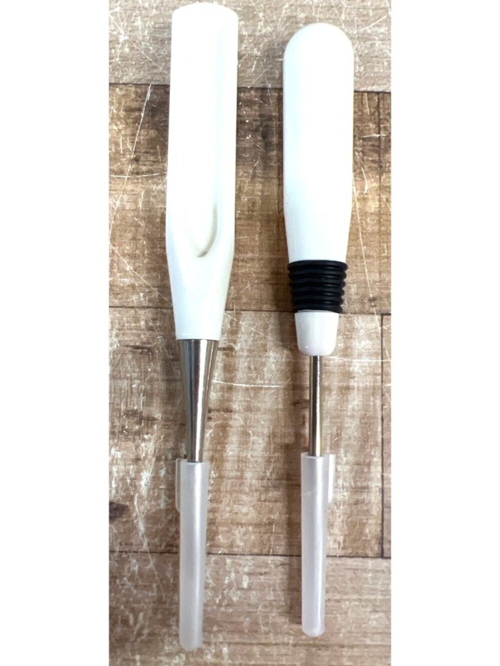 1 Clover 1 Unbranded White Tailors Awl With Covers Precision Sewing Craft Tools